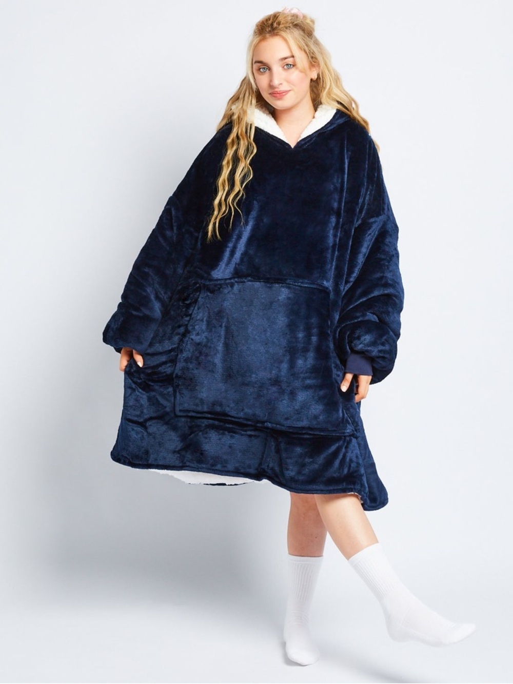 The Comfy Original Wearable Blanket Hoodie - Navy